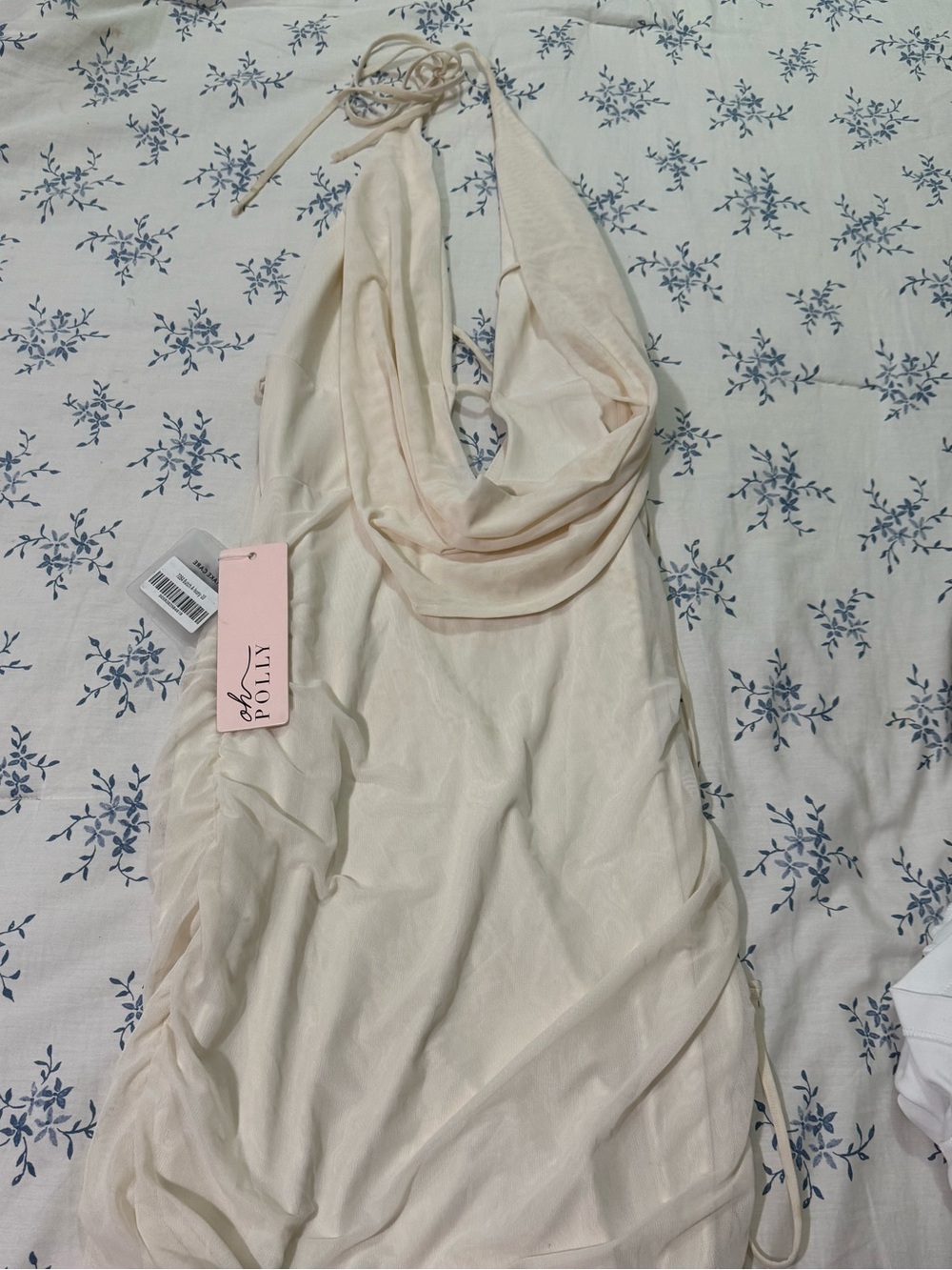 Halter Slip Chemise in Ivory by For Love & Lemons